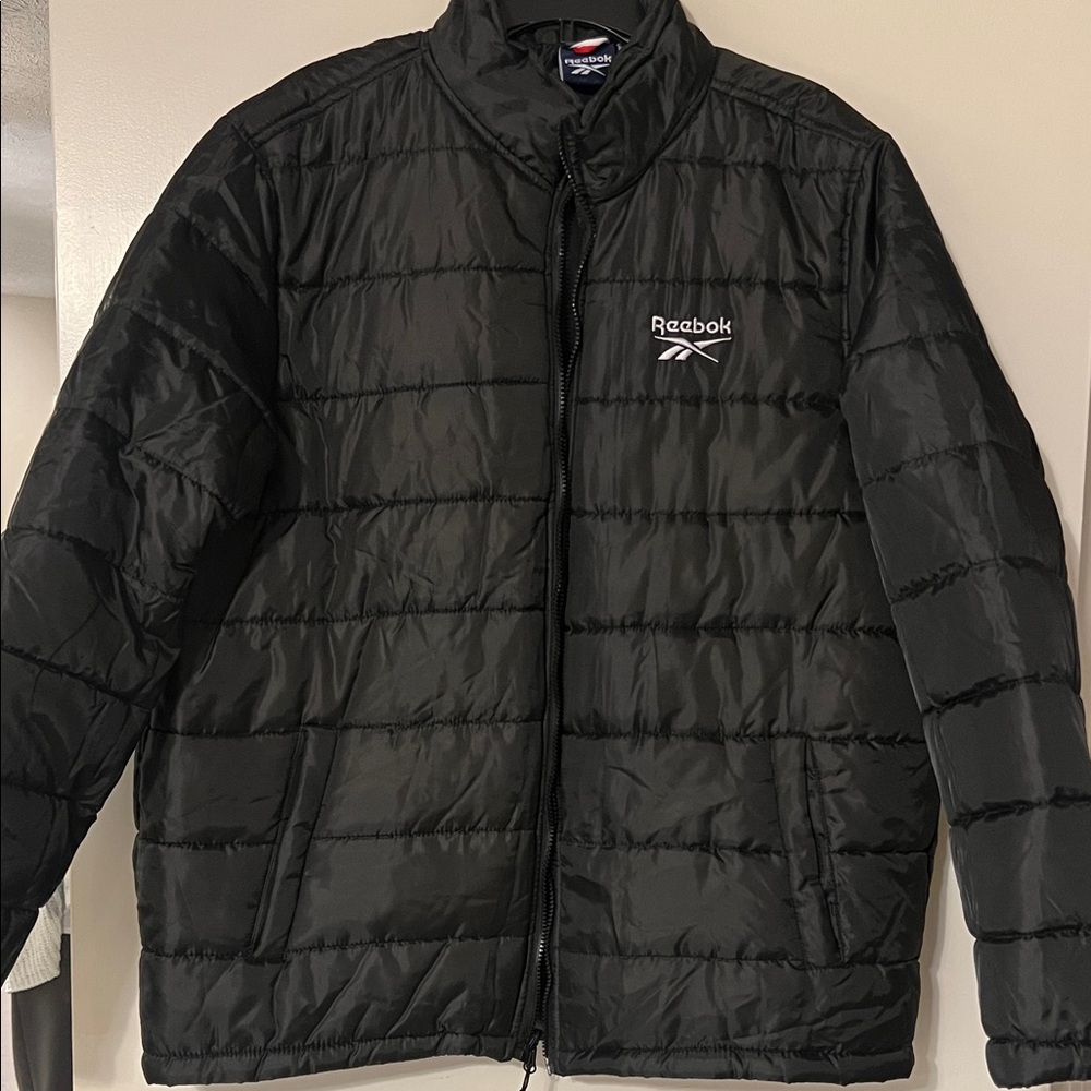 Reebok Men's Black Puffer Jacket XXL